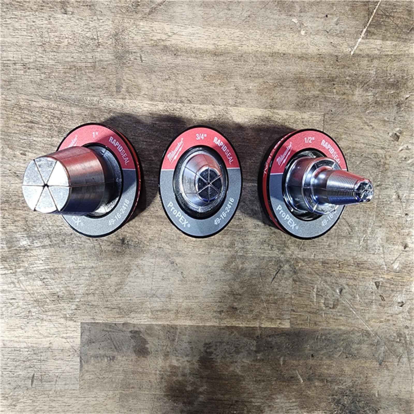 HOUSTON LOCATION - AS-IS Milwaukee M12 FUEL Brushless Cordless ProPEX Expander Tool Kit w/ ProPEX Heads and Hard Case