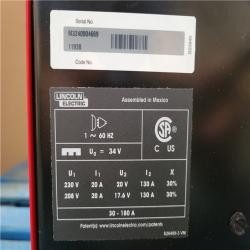 CALIFORNIA AS-IS LINCOLN ELECTRIC 180HD WIRE FEED WELDER