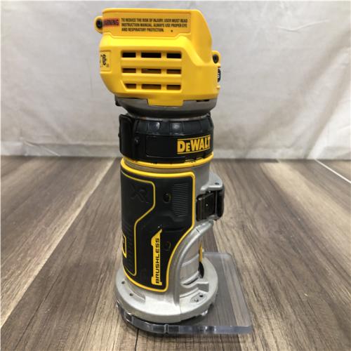 AS-IS DEWALT 20V MAX XR Cordless Brushless Fixed Base Compact Router (Tool Only)