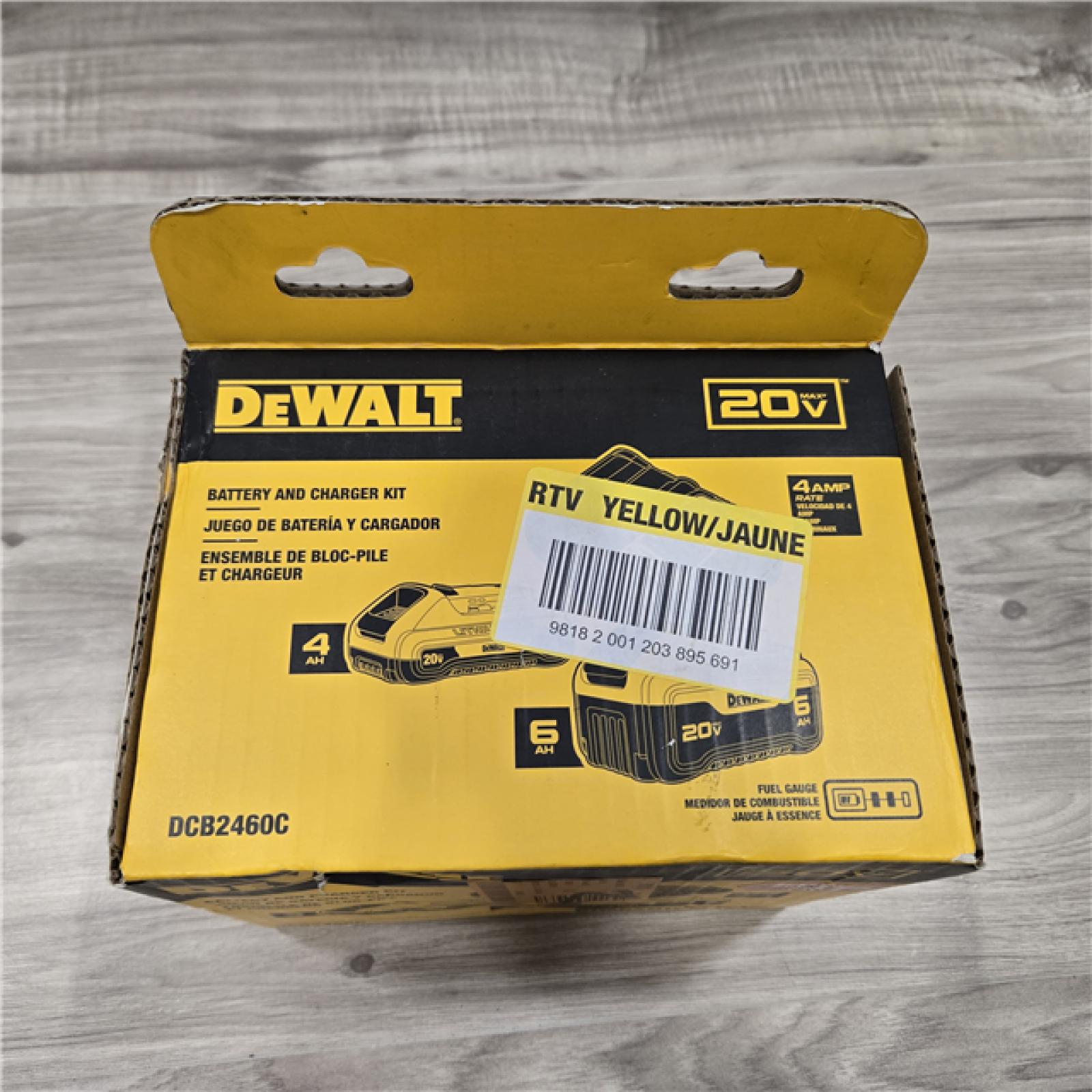 NEW! - DEWALT 20V MAX 6.0Ah and 4.0Ah Battery and Charger Starter Kit