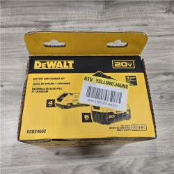 NEW! - DEWALT 20V MAX 6.0Ah and 4.0Ah Battery and Charger Starter Kit