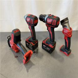 AS-IS - Milwaukee M18 18-Volt Lithium-Ion Cordless Combo Kit 7-Tool Kit