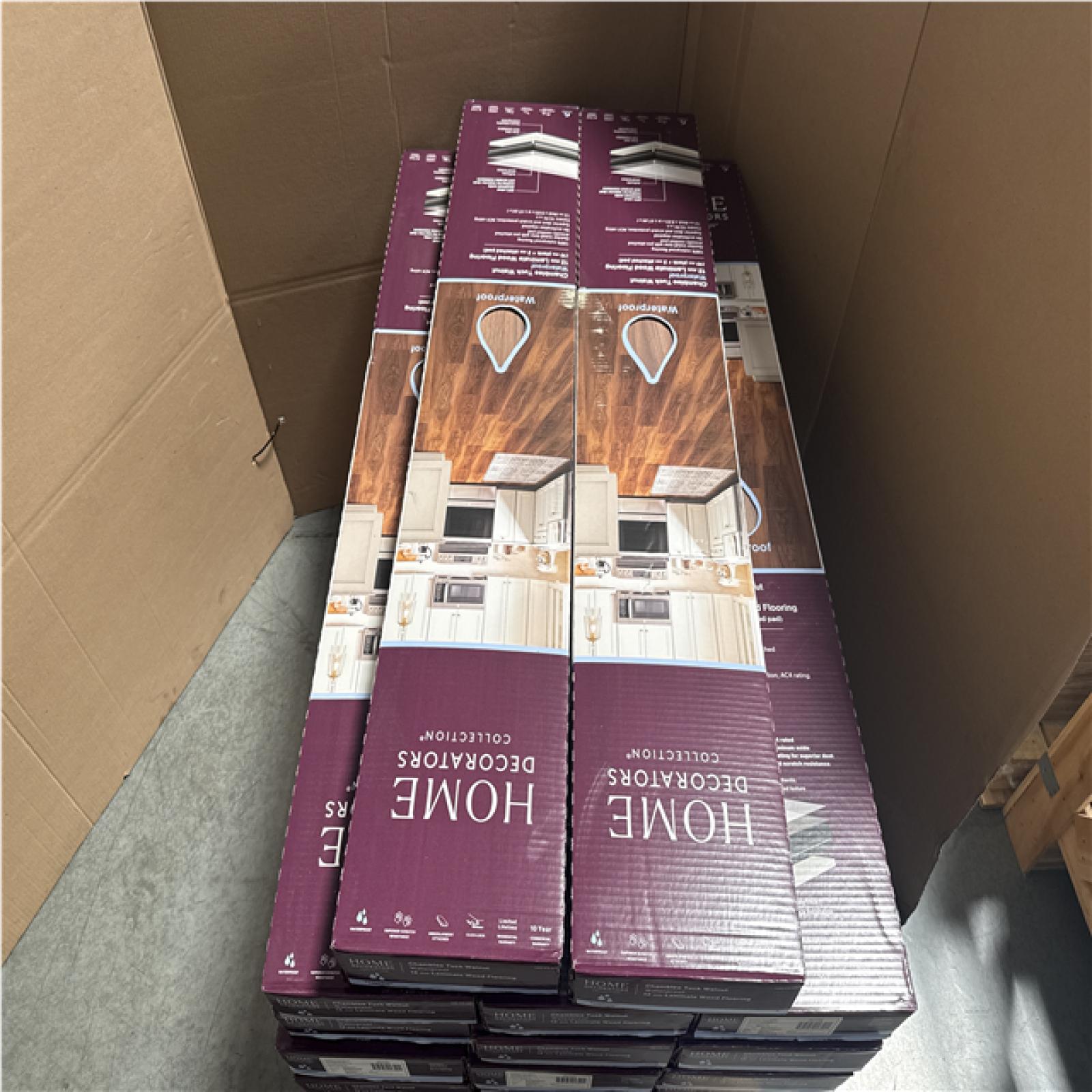 CALIFORNIA AS IS HOME DECORATIONS 12mm LAMINATE WOOD FLOORING