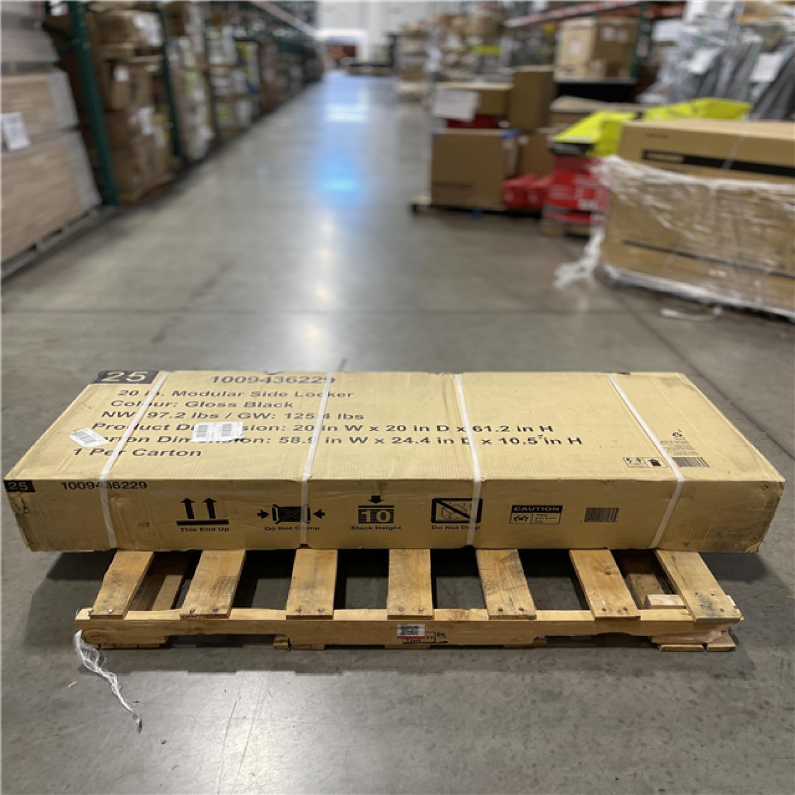 DALLAS LOCATION- NEW!- HUSKY MODULAR 3-SHELF BLACK SIDE TOOL CHEST