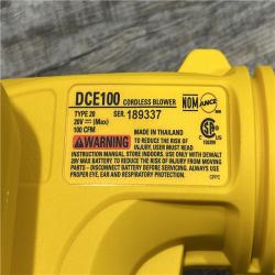 AS-IS DEWALT Cordless Compact Jobsite Blower(Tool Only)