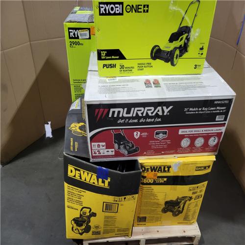 CALIFORNIA AS-IS OUTDOOR POWER EQUIPMENT