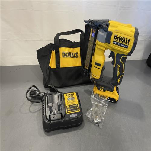 AS-IS - DeWalt ATOMIC 20V MAX Lithium Ion Cordless 23 Gauge Pin Nailer Kit