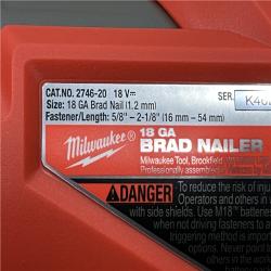 AS-IS Milwaukee FUEL 18-Volt Lithium-Ion Brushless Cordless Gen II 18-Gauge Brad Nailer (Tool-Only)