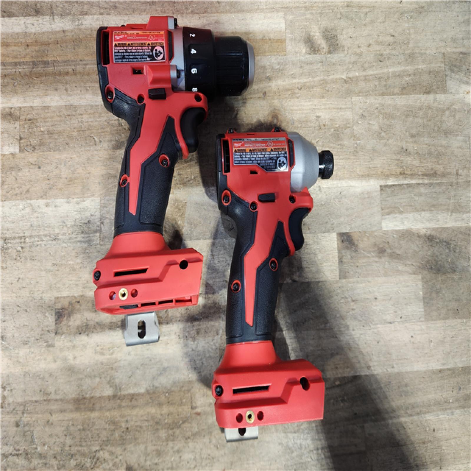 HOUSTON LOCATION - AS-IS Milwaukee  18V Lithium-Ion Brushless Cordless Compact Drill/Impact Combo Kit