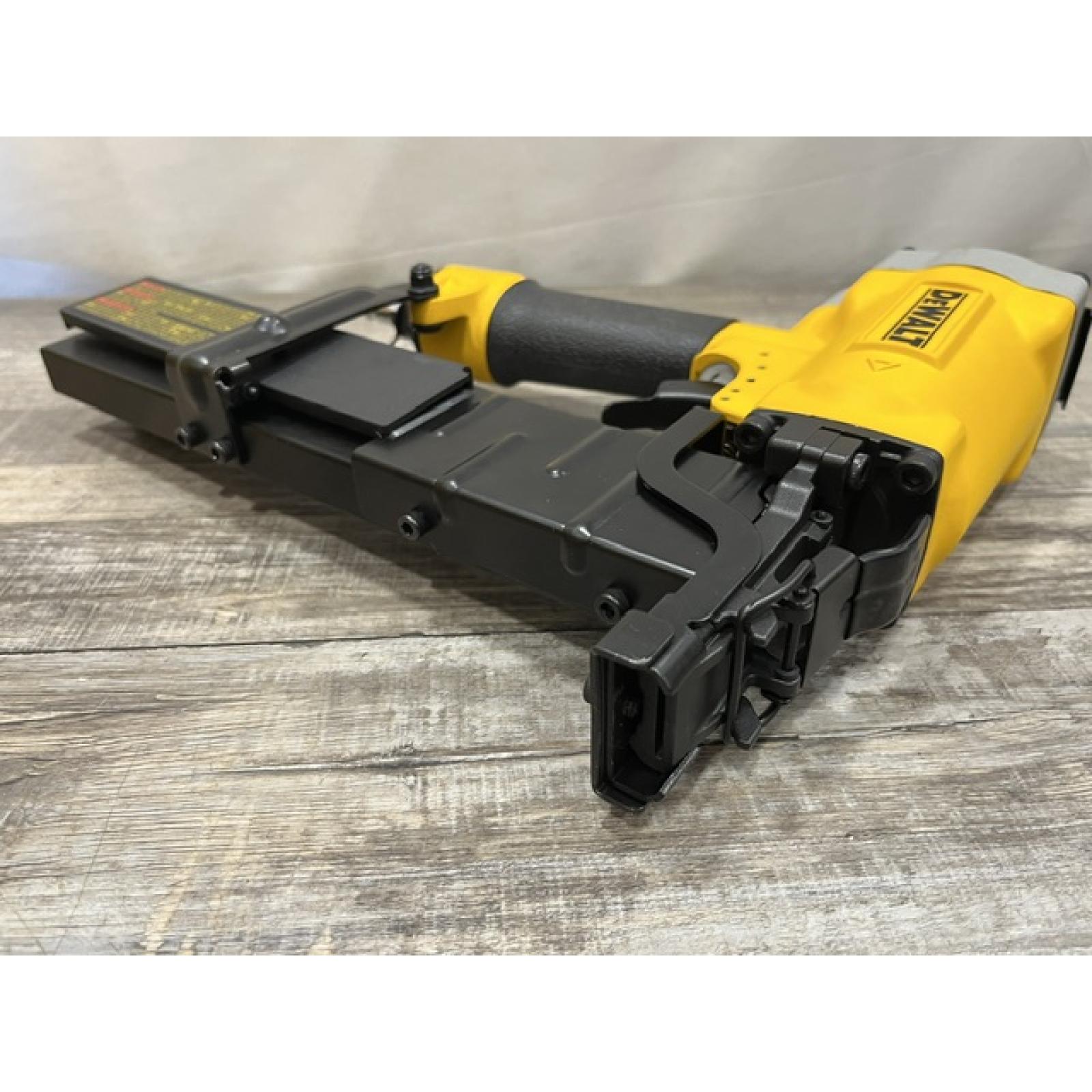 AS-IS DEWALT Corded Pneumatic 16-Gauge 1 in. Crown Lathing Stapler