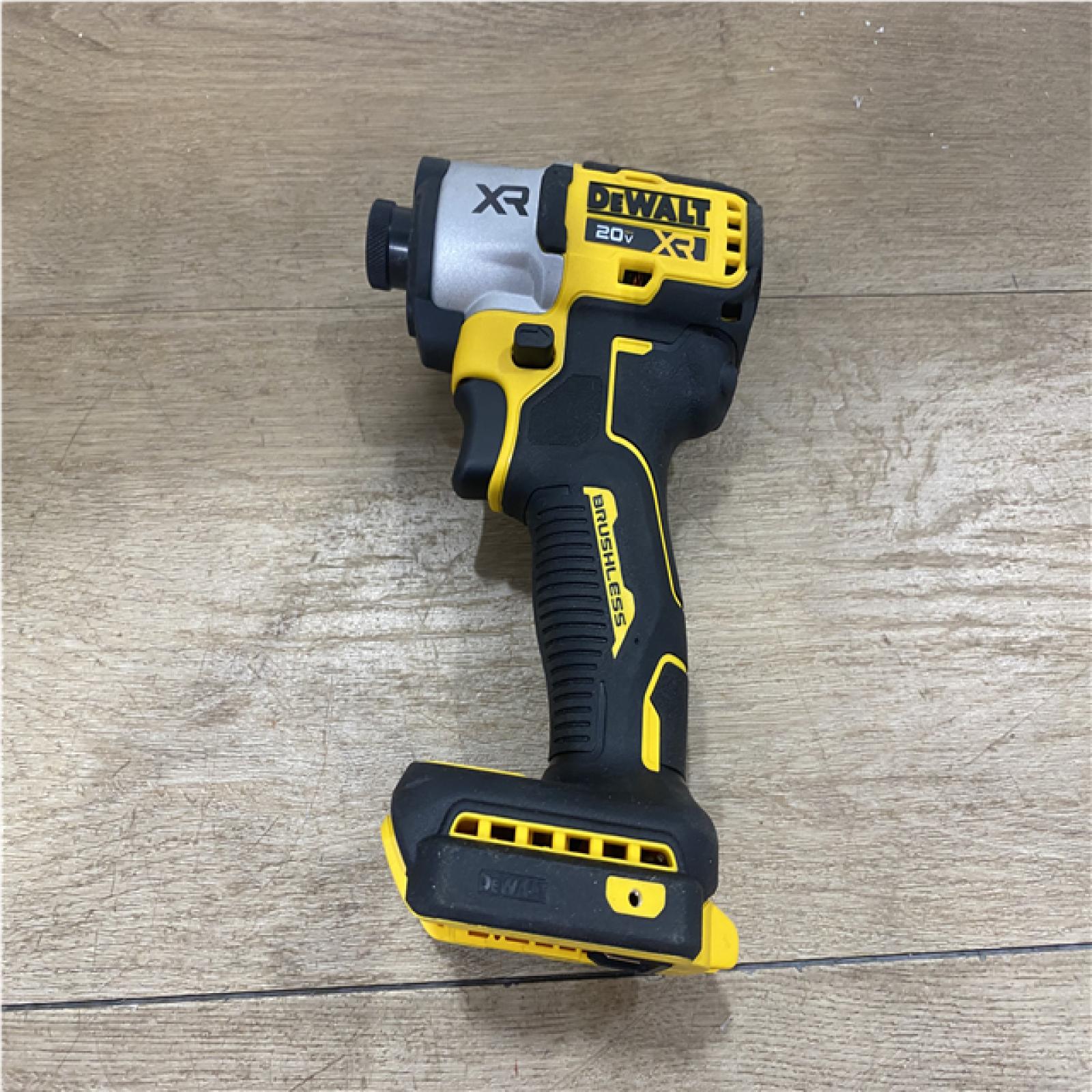 AS-IS DEWALT 20-Volt Maximum XR Cordless Brushless 1/4 in. 3-Speed Impact Driver (Tool-Only)