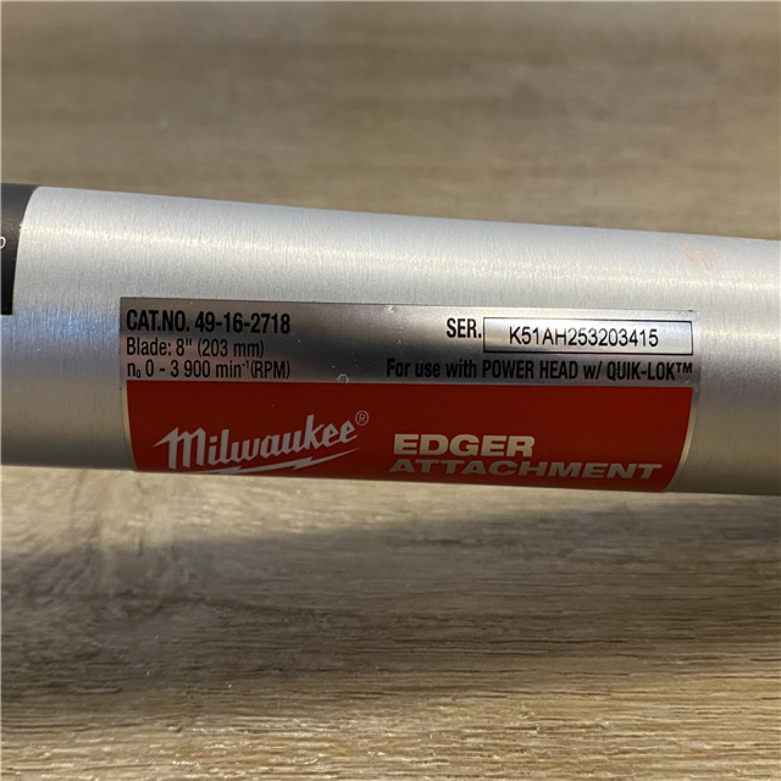 AS-IS M18 FUEL 8 in. Edger Attachment for  QUIK-LOK Attachment System