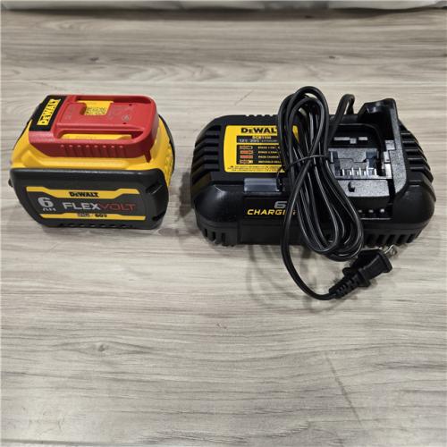 LIKE NEW! - DEWALT FLEXVOLT 20V/60V 6.0Ah Battery Pack with 6 Amp Output Charger