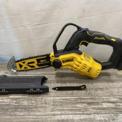 AS-IS DEWALT 20V MAX 8 in. Brushless Cordless Battery Powered Pruning Chainsaw (Tool Only)