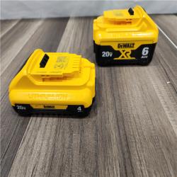 AS-IS  DEWALT 20V MAX Lithium-Ion 6.0Ah and 4.0Ah Battery and Charger Starter Kit