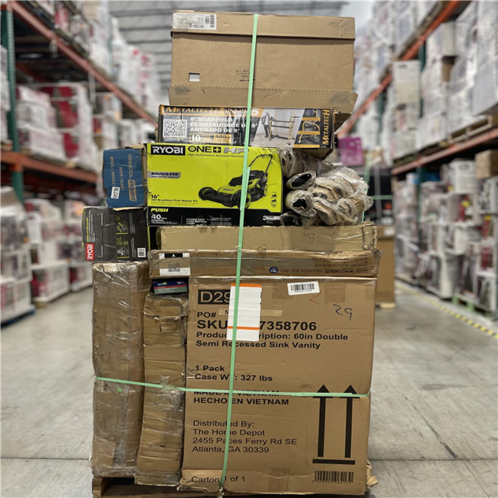 DALLAS LOCATION- AS-IS HOME IMPROVEMENT PALLET