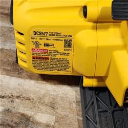 HOUSTON LOCATION - AS-IS (APPEARS LIKE NEW) DEWALT FLEXVOLT 60V MAX Cordless Brushless 7-1/4 in. Wormdrive Style Circular Saw (Tool Only)