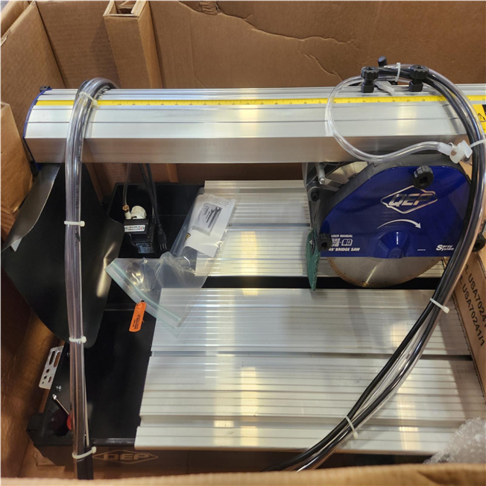 Phoenix NEW QEP 1.8 HP Motor 10 in. Blade Corded Bridge Wet Tile Saw for Large Format Tile