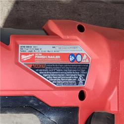 HOUSTON LOCATION - AS-IS Milwaukee 2839-20 M18 FUEL 15 Ga. 18 Volt Brushless Angled Finish Nailer (TOOL ONLY)