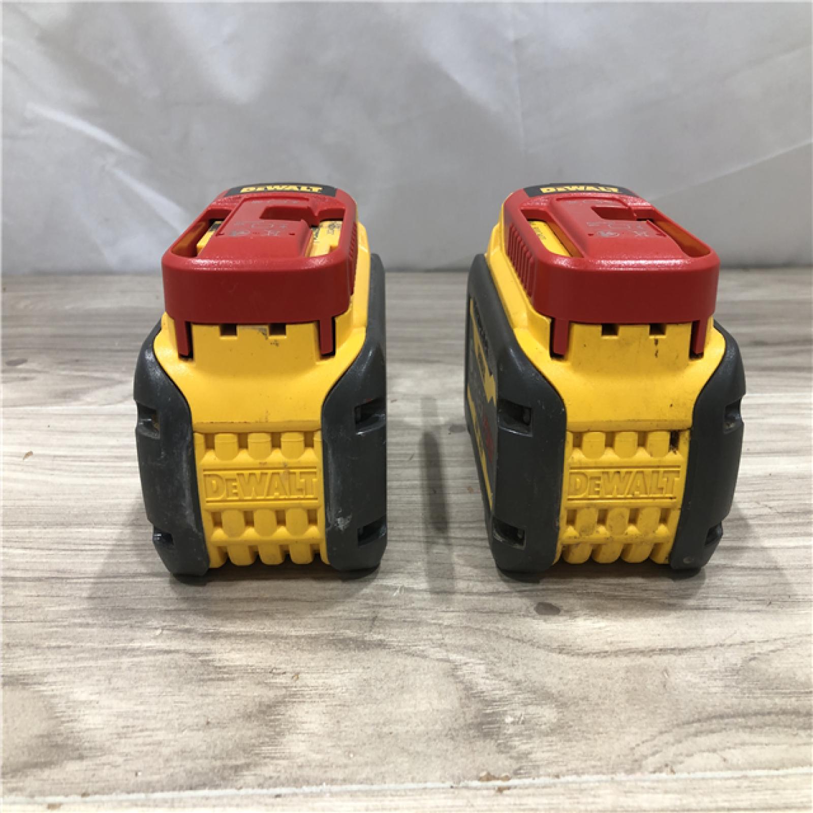 AS-IS DEWALT FLEXVOLT 20-Volt/60-Volt MAX Lithium-Ion 6.0Ah Battery Pack (2-Pack)