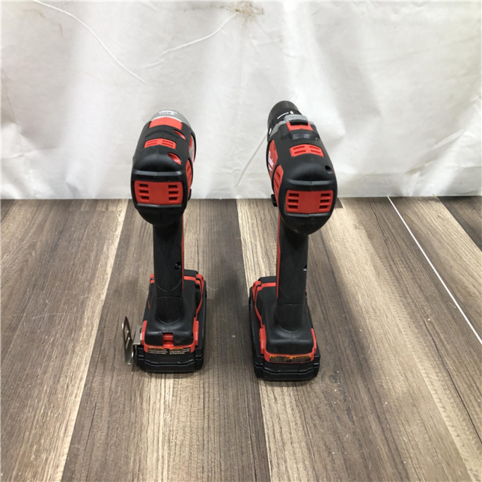 AS-IS Milwaukee 18V Lithium-Ion Cordless Drill Driver/Impact Driver Combo Kit