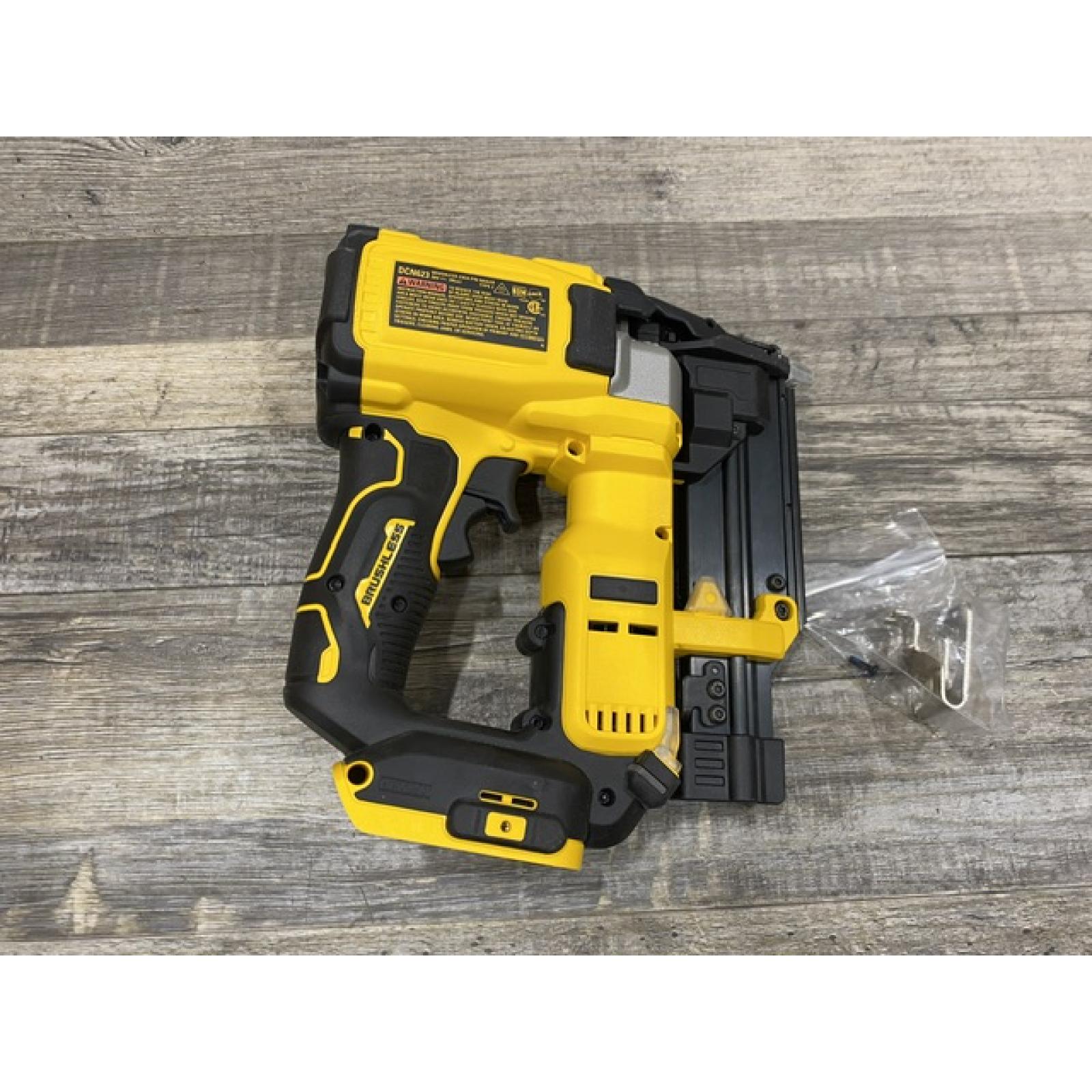 AS-IS DEWALT ATOMIC 20V MAX Lithium Ion Cordless 23 Gauge Pin Nailer (Tool Only)