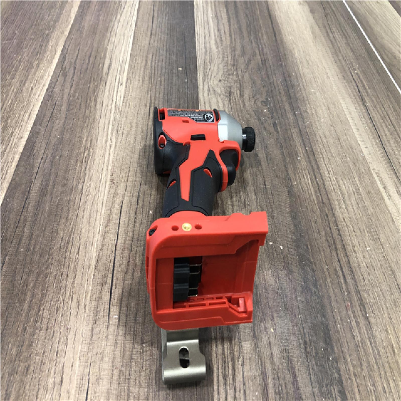 AS-IS Milwaukee 18V Lithium-Ion Compact Brushless Cordless 1/4 in. Impact Driver (Tool-Only)
