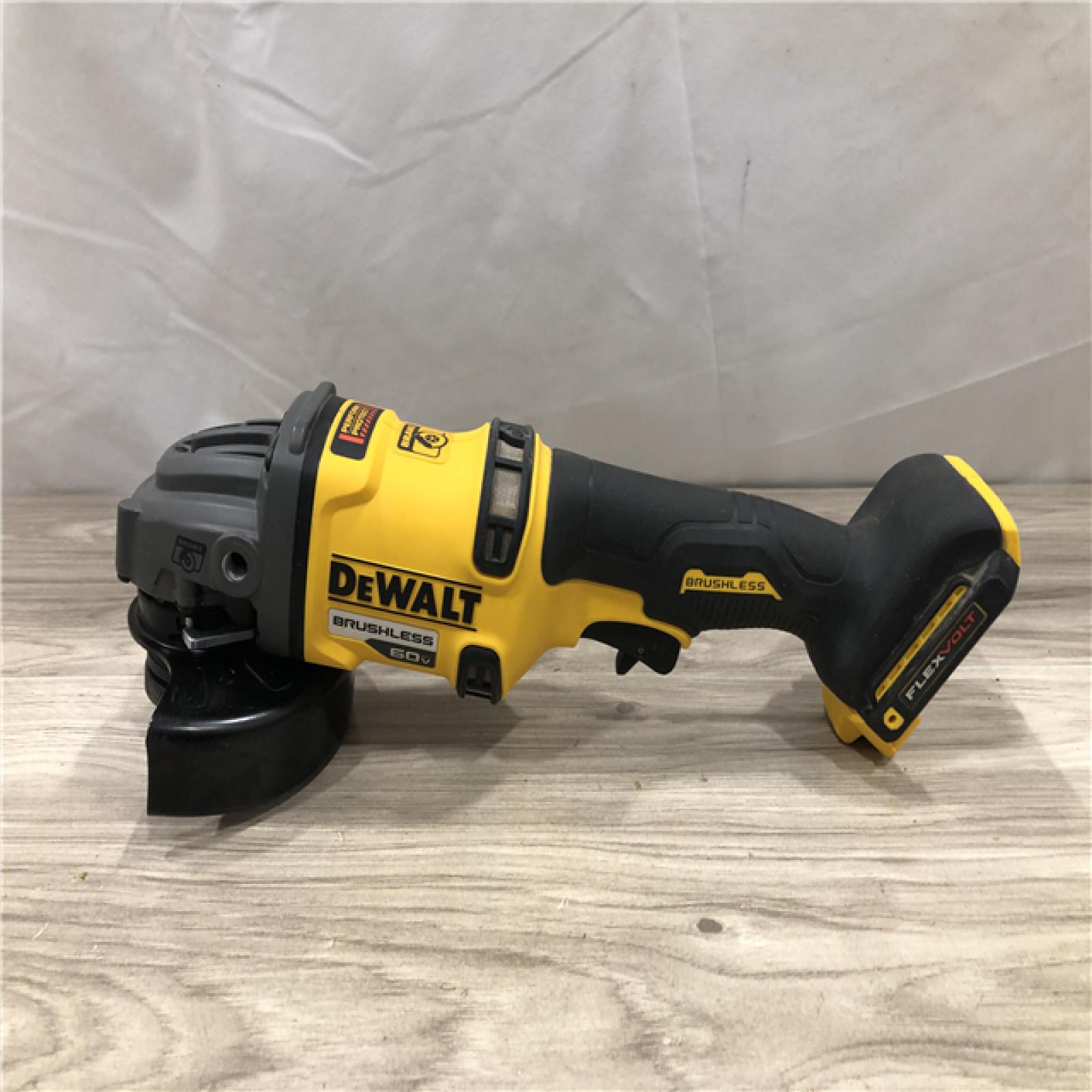 AS-IS DEWALT 60V MAX Cordless 4.5 in. to 6 in. Small Angle Grinder (Tool Only)