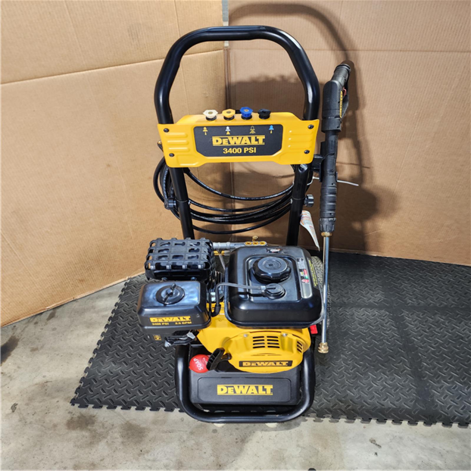 HOUSTON LOCATION - AS-IS DEWALT 3400 PSI 2.5 GPM Gas Cold Water Pressure Washer with 208cc Engine