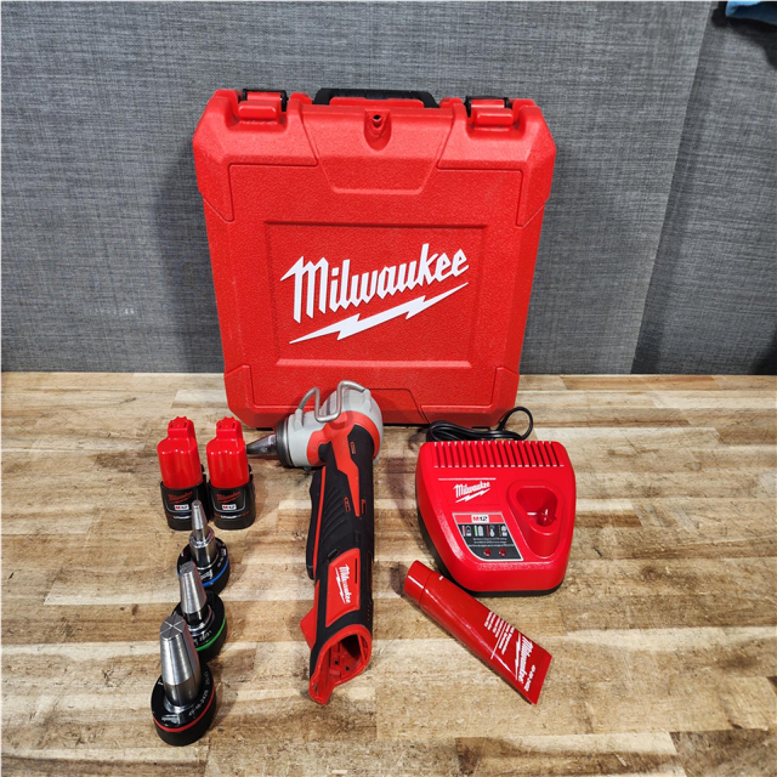 Houston Location AS-IS Milwaukee Cordless PEX Expansion Tool Kit
