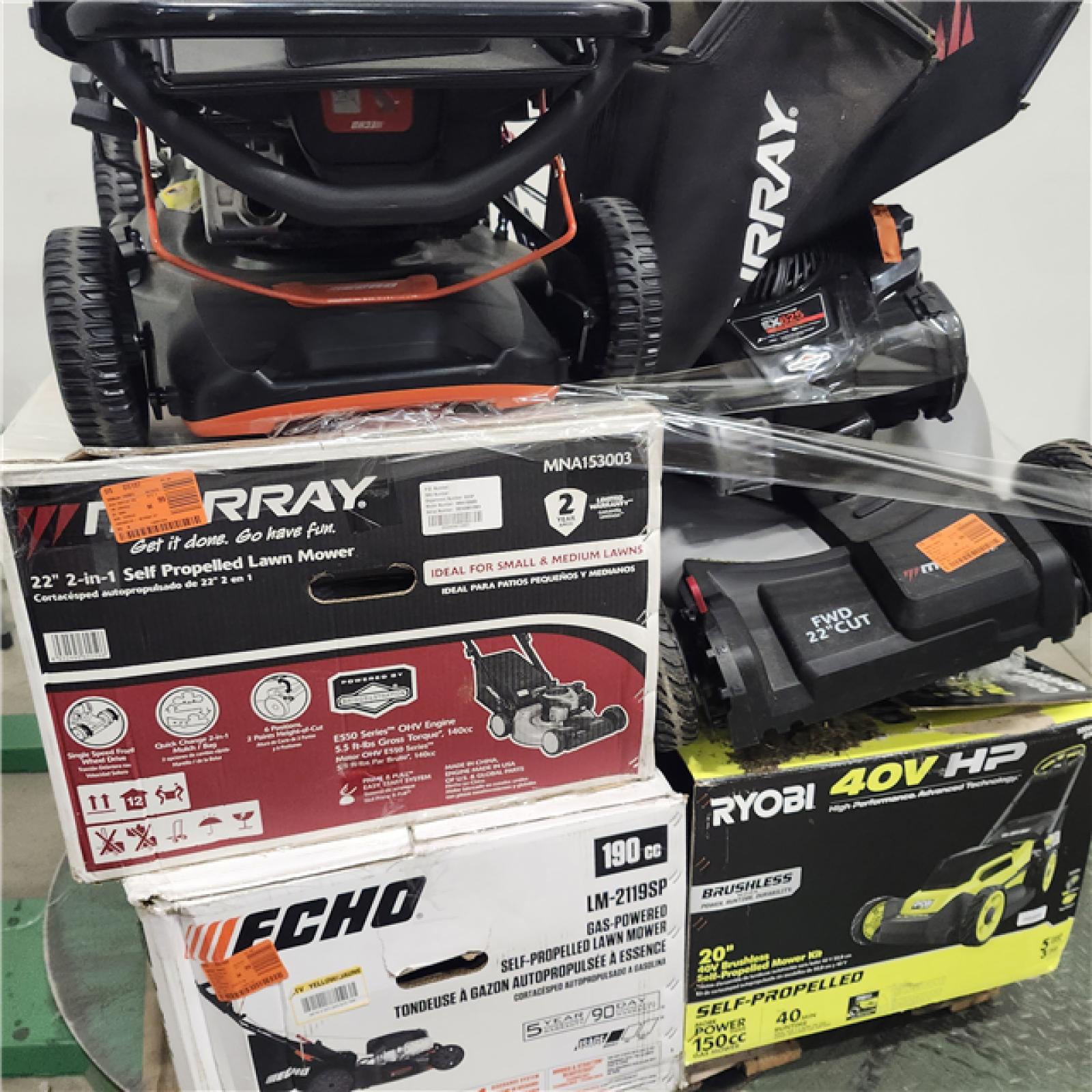 Dallas Location - As-Is Lawn Mower Pallet