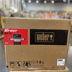 DALLAS LOCATION - Weber Spirit SB-E-425 4-Burner Liquid Propane Gas Grill in Black with Sear Zone and Weber Works Compatibility