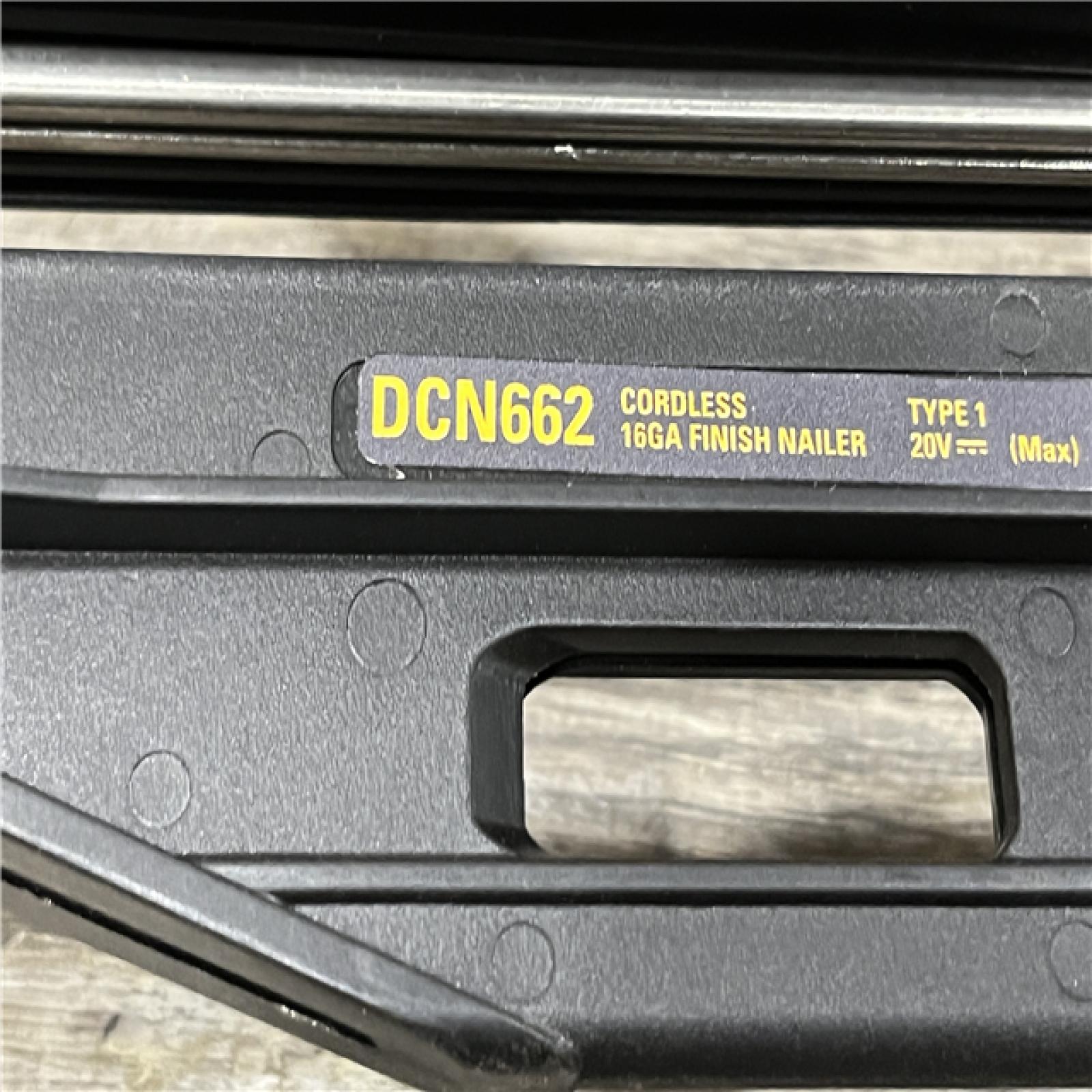 AS-IS DEWALT 20V MAX XR 16-Gauge Lithium-Ion Cordless Finish Nailer (Tool Only)