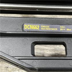 AS-IS DEWALT 20V MAX XR 16-Gauge Lithium-Ion Cordless Finish Nailer (Tool Only)