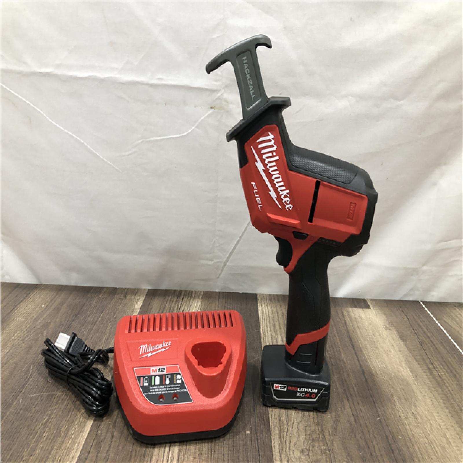 AS-IS Milwaukee  FUEL 12V Lithium-Ion Brushless Cordless HACKZALL Reciprocating Saw Kit