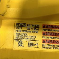 AS-IS DEWALT 20V MAX* XR Brushless Cordless Belt Sander (Tool-Only)