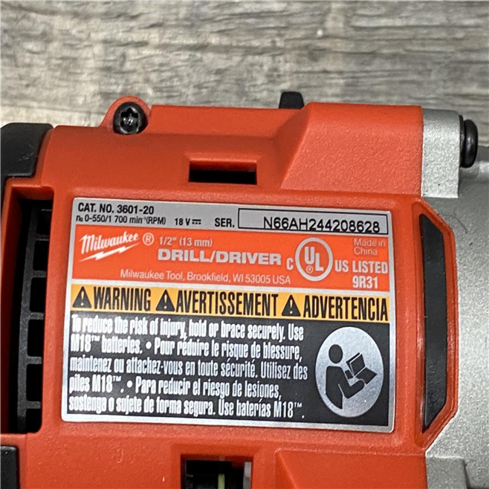 AS-IS Milwaukee 18V Lithium-Ion Brushless Cordless Compact Drill/Impact Combo Kit