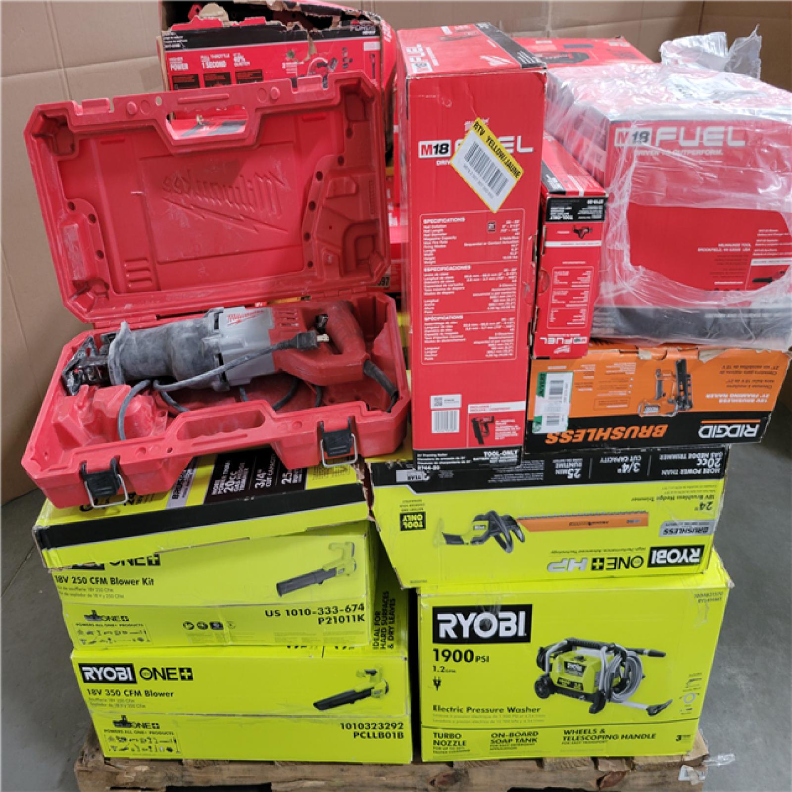 CALIFORNIA AS-IS TOOL PALLET