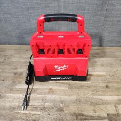 HOUSTON LOCATION - AS-IS (APPEARS LIKE NEW) Milwaukee M18 Packout Six Bay Rapid Charger (Tool-Only)