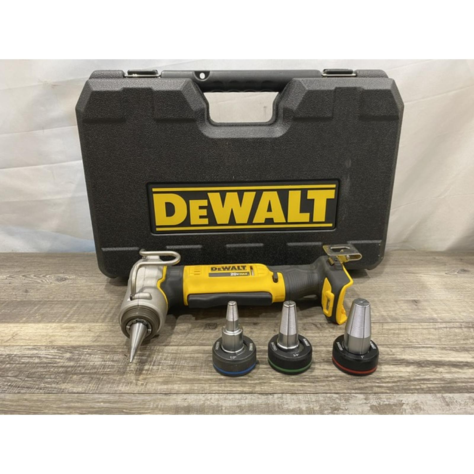 AS-IS DEWALT 20V MAX Cordless 1 in. PEX Expansion Tool Kit