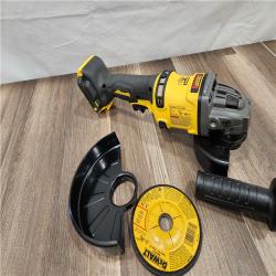 AS-IS - DEWALT 60V MAX Cordless Brushless 4.5 in. to 6 in. Small Angle Grinder with Kickback Brake (Tool Only)