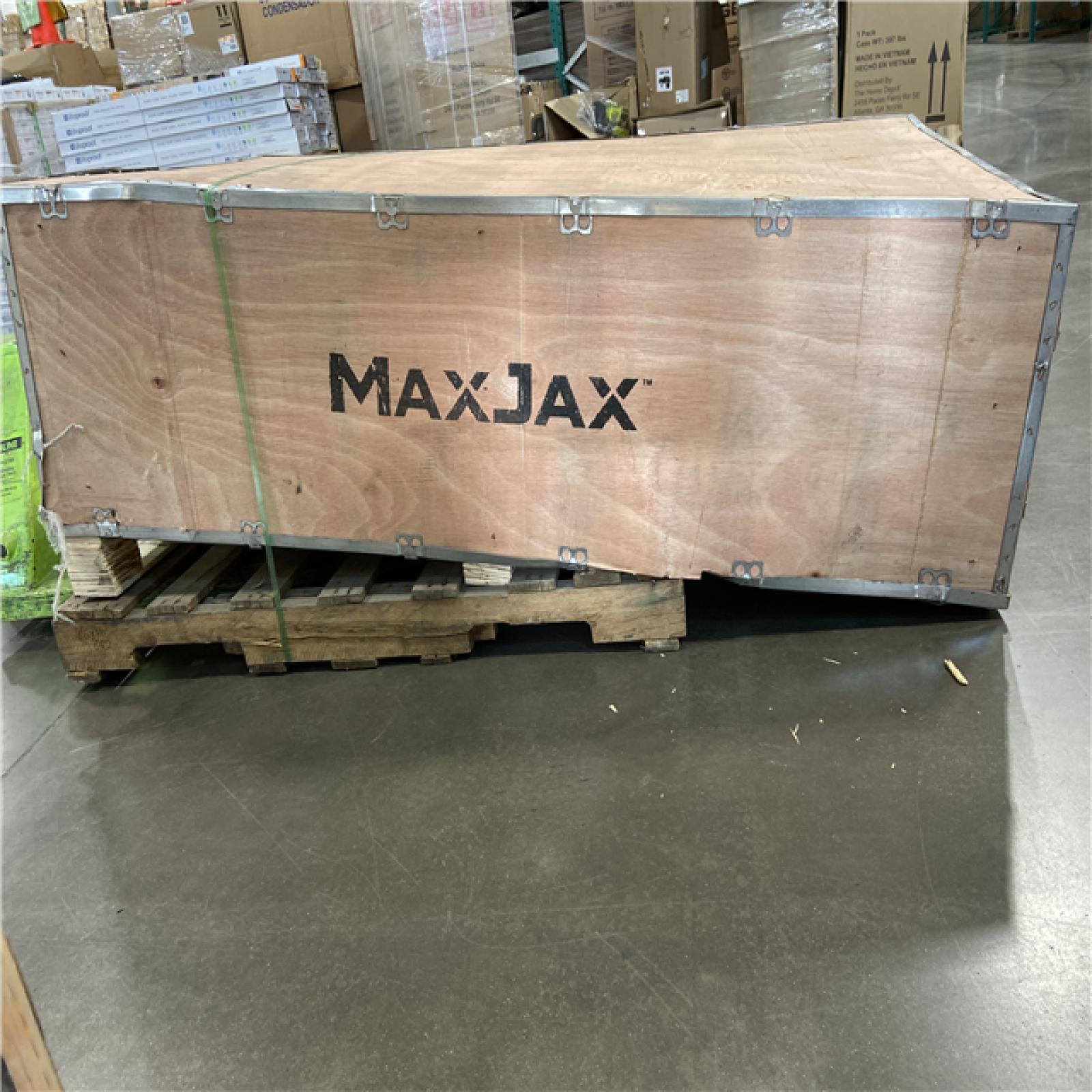 DALLAS LOCATION - MAX JAX MK7 Symmetric Portable 2 Post Car Lift with 7,000 lbs. Weight Capacity and 110V Power Unit Included