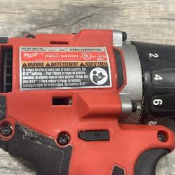 AS-IS Milwaukee 18V Lithium-Ion Brushless Cordless 1/2 in. Compact Drill/Driver with kit