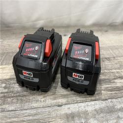 AS-IS Milwaukee 18-Volt Lithium-Ion High Output 6.0Ah Battery Pack (2-Pack)