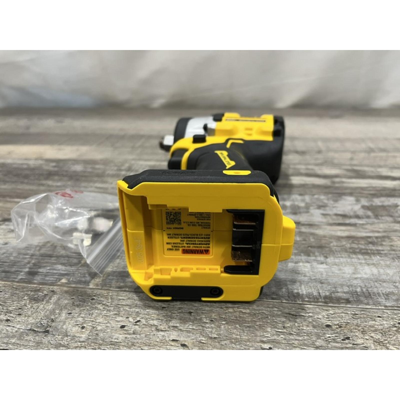 AS-IS DEWALT ATOMIC 20V MAX Cordless Brushless 1/2 in. Variable Speed Impact Wrench (Tool Only)