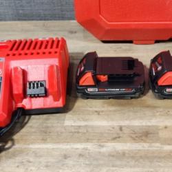 HOUSTON LOCATION - AS-IS Milwaukee-2674-22P M18 Short Throw Press Tool Kit W/ Viega PureFlow Jaws