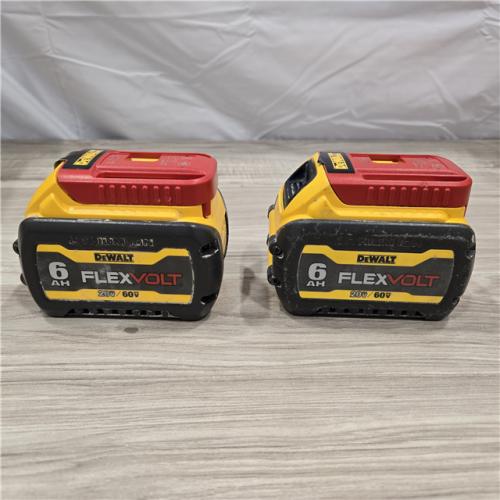 AS-IS DEWALT FLEXVOLT 20-Volt/60-Volt MAX Lithium-Ion 6.0Ah Battery Pack (2-Pack)