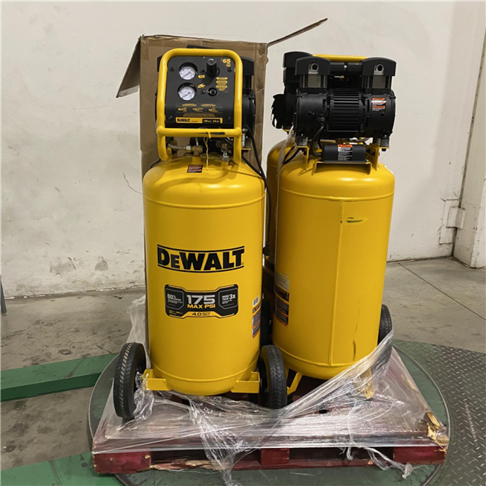Dallas Location - As-Is DEWALT 26 Gal. 175 PSI Portable Electric Air Compressor(Lot Of 4)