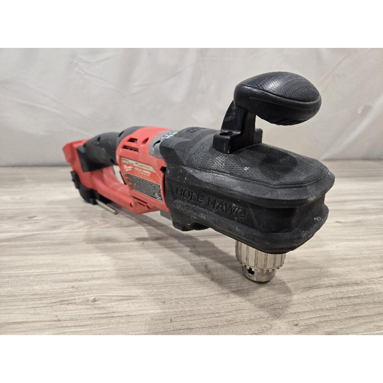 AS-IS Milwaukee M18 18V Fuel Hole Hawg 1/2 Right Angle Drill 2807-20 (Tool-Only)