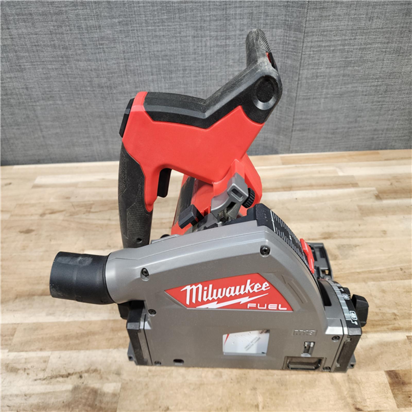 HOUSTON LOCATION - AS-IS Milwaukee FUEL 18V Lithium-Ion Cordless Brushless 6-1/2 in. Plunge Cut Track Saw (Tool-Only)